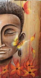 Buddha a motýl
